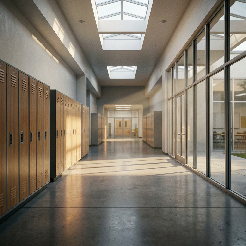 School Hallway